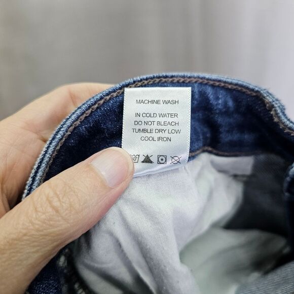 Judy Blue High Waist Button Fly Skinny Bleach Splash Jeans Size 11/30 - Picture 9 of 11